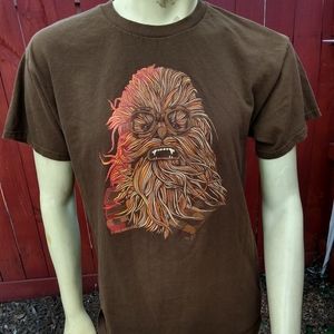 Official Licensed Star Wars Chewbacca T Shirt Sz L
